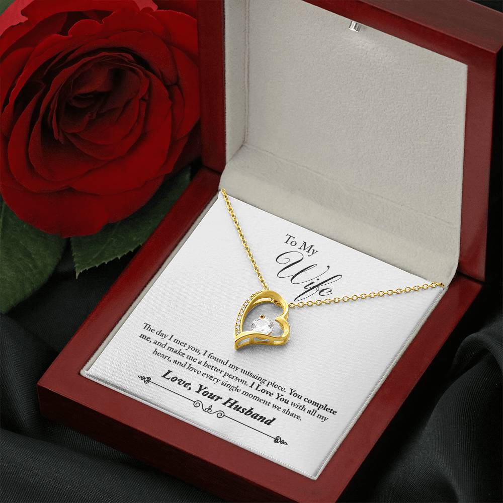 To My Wife- The day I meet you - Necklace