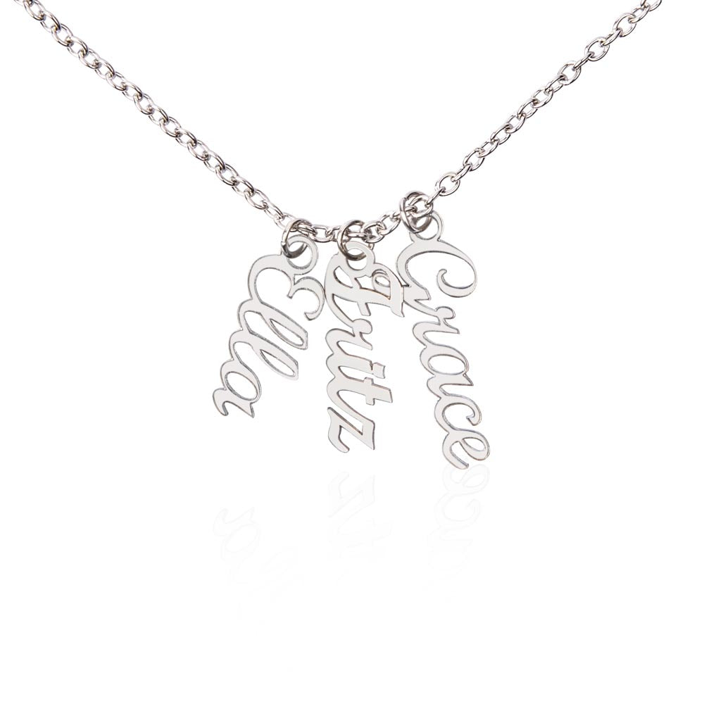 Personalized Vertical Name Necklace