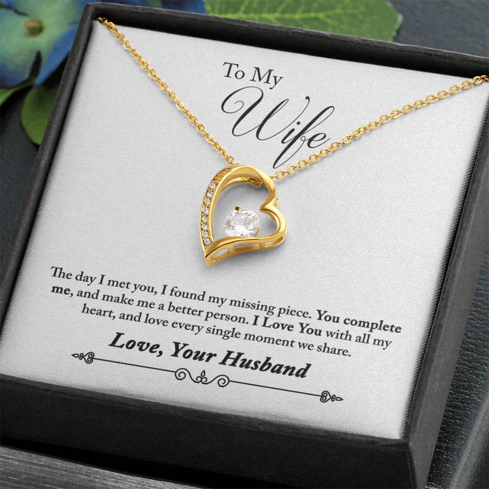 To My Wife- The day I meet you - Necklace